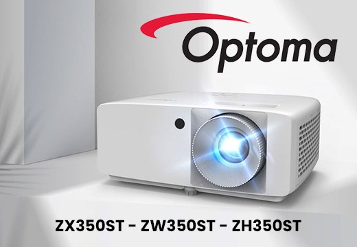 Nuevos proyectores Optoma Ecolaser ultra compactos de tiro corto.
